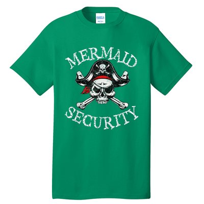 Mermaid Security Pirate Party Dad Brother Family Matching Tall T-Shirt