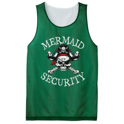 Mermaid Security Pirate Party Dad Brother Family Matching Mesh Reversible Basketball Jersey Tank