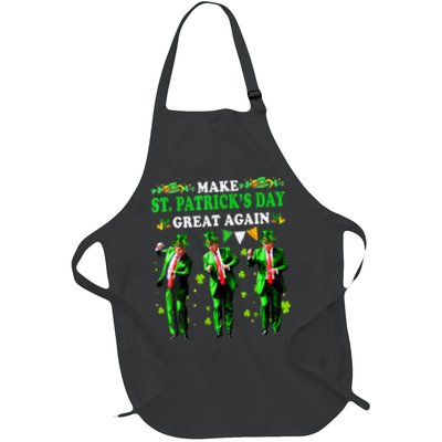 Make St PatrickS Day Great Again Funny Trump Apron