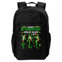 Make St PatrickS Day Great Again Funny Trump Backpack