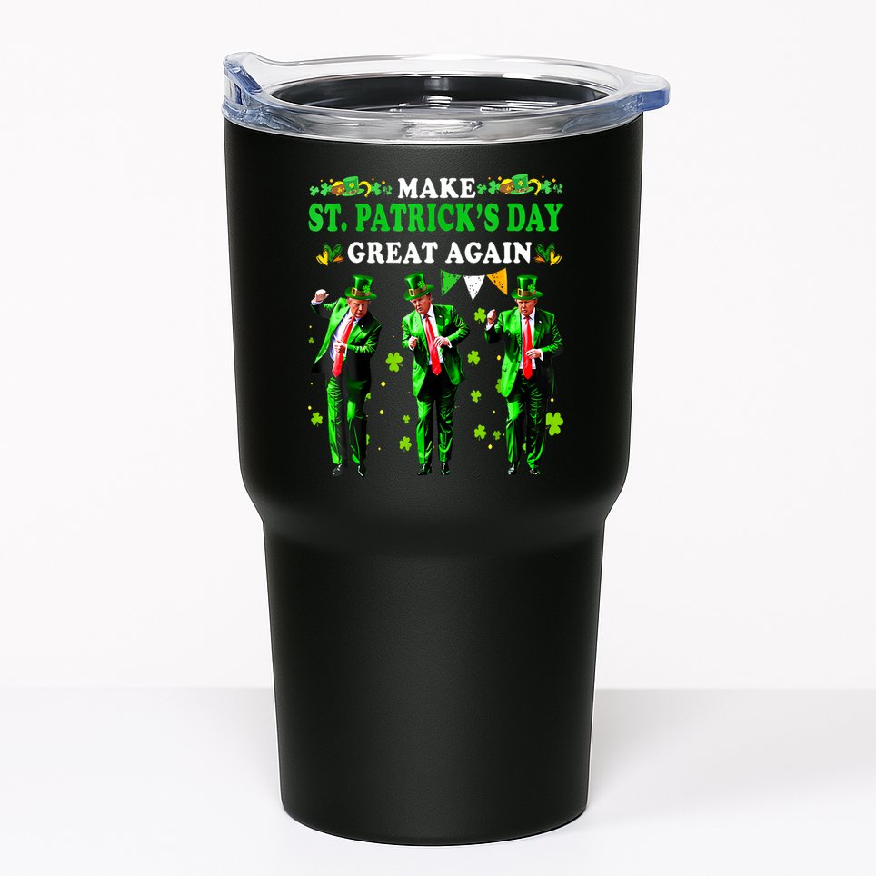 Make St PatrickS Day Great Again Funny Trump Tumbler