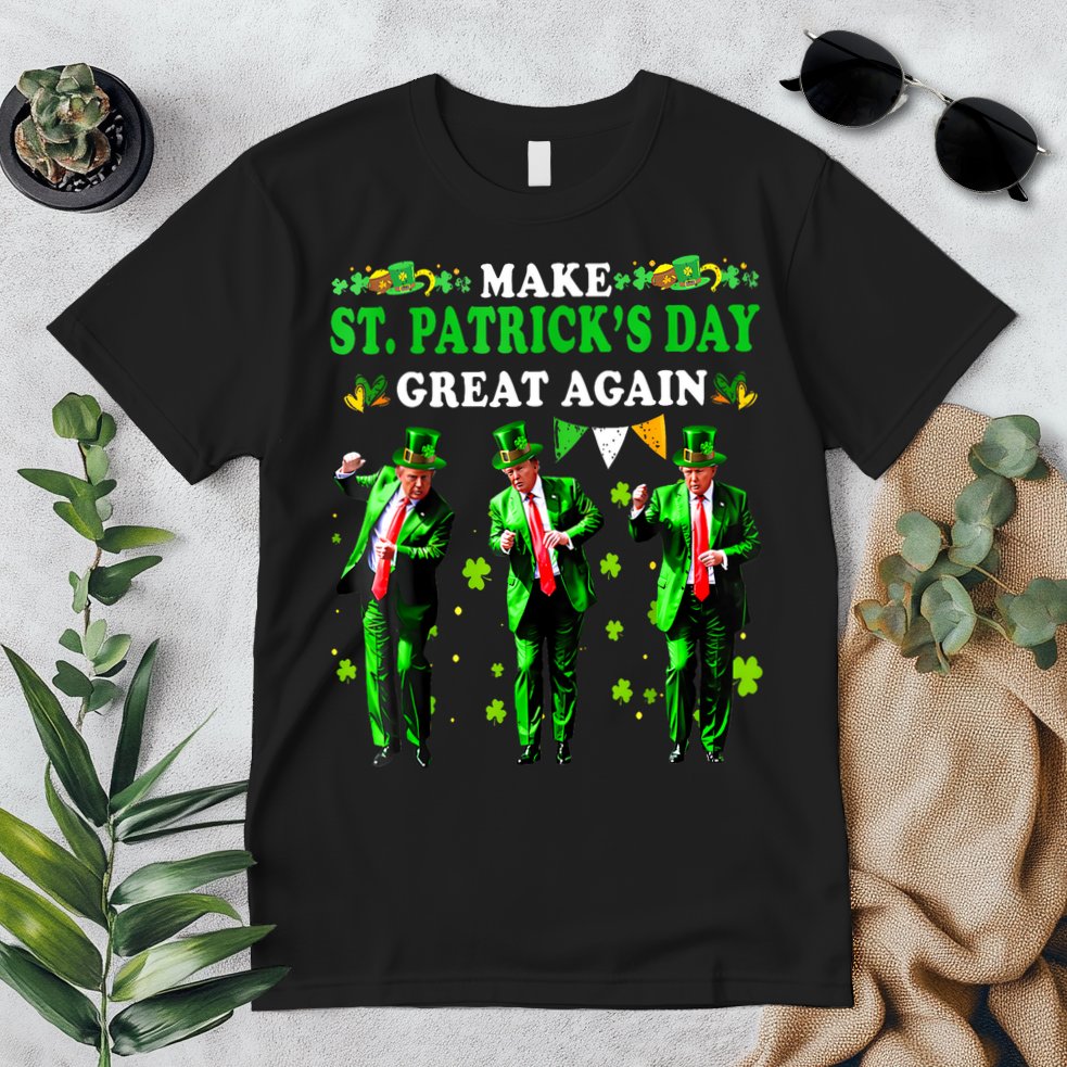 Make St PatrickS Day Great Again Funny Trump Premium T-Shirt