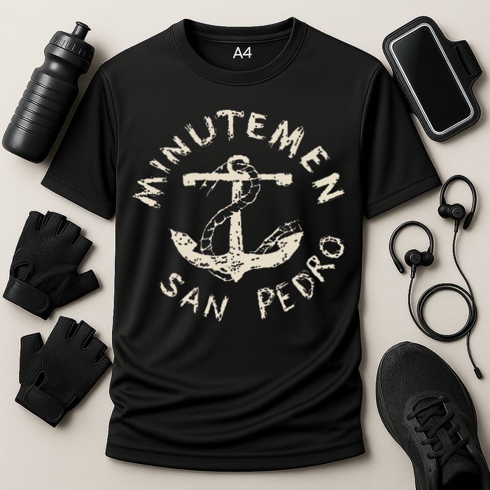 Minutemens San Pedro California In 1980 Cooling Performance Crew T-Shirt