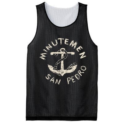Minutemens San Pedro California In 1980 Mesh Reversible Basketball Jersey Tank