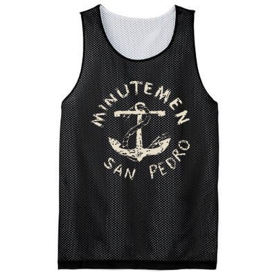 Minutemens San Pedro California In 1980 Mesh Reversible Basketball Jersey Tank