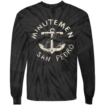 Minutemens San Pedro California In 1980 Tie-Dye Long Sleeve Shirt