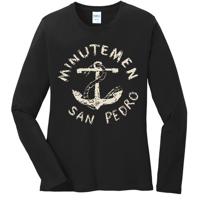Minutemens San Pedro California In 1980 Ladies Long Sleeve Shirt