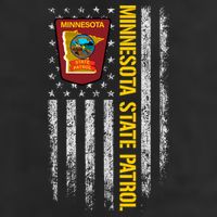 Minnesota State Patrol American Flag Cool Comfort Performance Bucket Hat