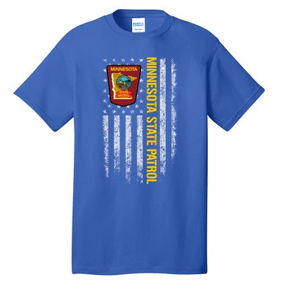 Minnesota State Patrol American Flag Tall T-Shirt