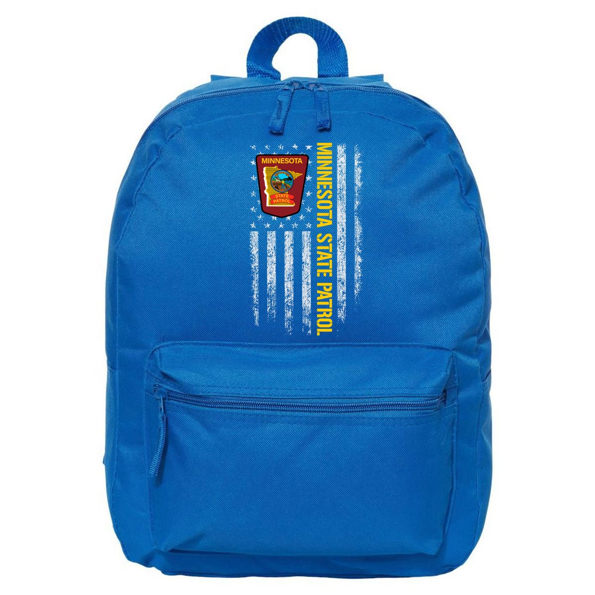 Minnesota State Patrol American Flag 16 in Basic Backpack