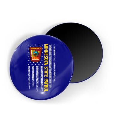 Minnesota State Patrol American Flag Magnet
