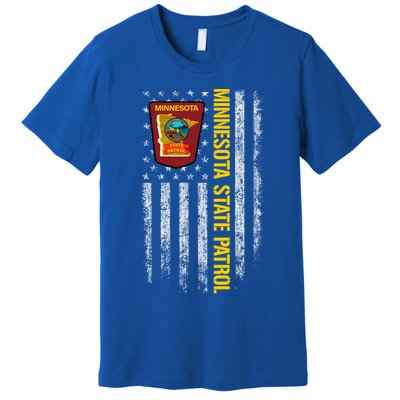 Minnesota State Patrol American Flag Premium T-Shirt
