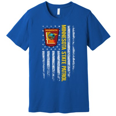 Minnesota State Patrol American Flag Premium T-Shirt