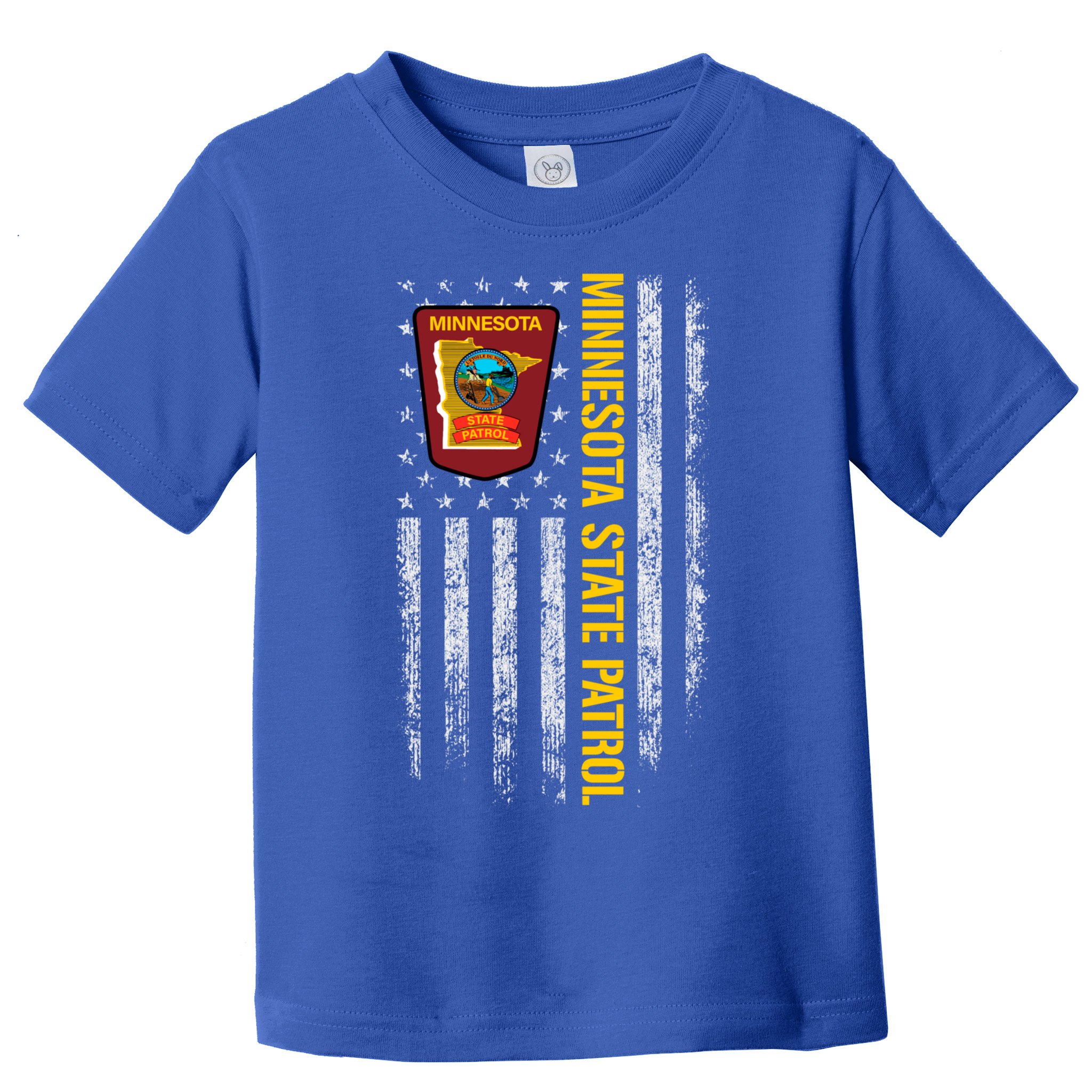 Minnesota State Patrol American Flag Toddler T-Shirt