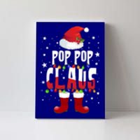 Merry Santa Pop Pop Claus Christmas Family Matching Group Gift Canvas