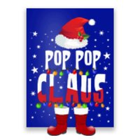 Merry Santa Pop Pop Claus Christmas Family Matching Group Gift Poster