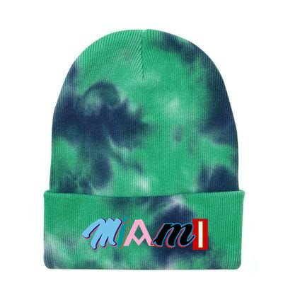 Miami Sports Pride Fan City Tie Dye 12in Knit Beanie