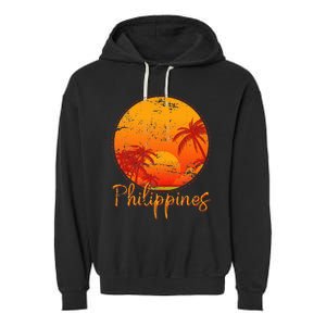 Manila Sunny Philippines Garment-Dyed Fleece Hoodie