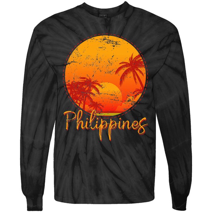 Manila Sunny Philippines Tie-Dye Long Sleeve Shirt