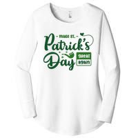 Make St PatrickS Day Great Again Funny Trump Republican 2024 Women's Perfect Tri Tunic Long Sleeve Shirt