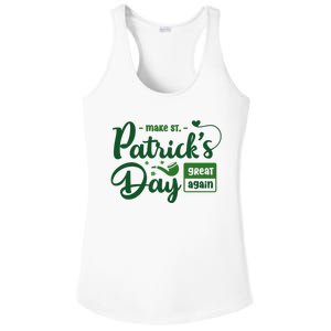 Make St PatrickS Day Great Again Funny Trump Republican 2024 Ladies PosiCharge Competitor Racerback Tank