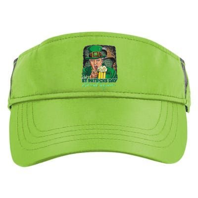 Make St Patricks Day Great Again Funny Trump Adult Drive Performance Visor