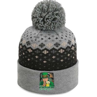 Make St Patricks Day Great Again Funny Trump The Baniff Cuffed Pom Beanie