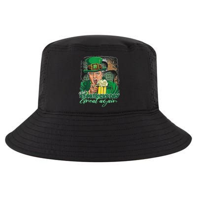 Make St Patricks Day Great Again Funny Trump Cool Comfort Performance Bucket Hat