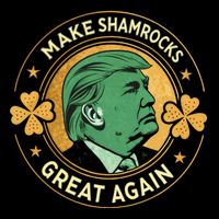 Make St PatrickS Day Great Again Lucky Trump Shamrock Gift Impact Tech Backpack