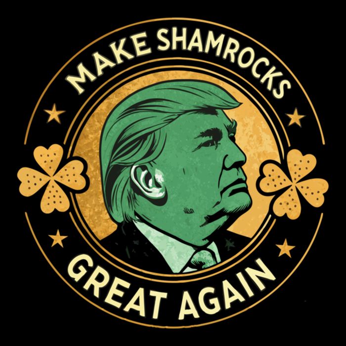 Make St PatrickS Day Great Again Lucky Trump Shamrock Gift Impact Tech Backpack