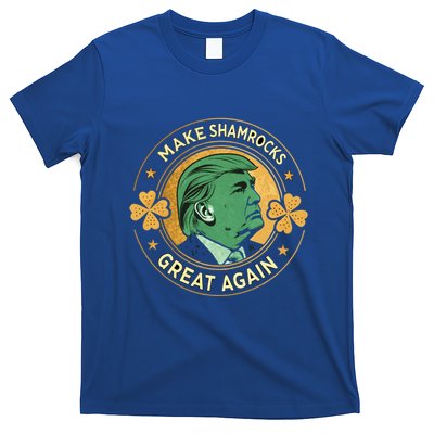 Make St PatrickS Day Great Again Lucky Trump Shamrock Gift T-Shirt