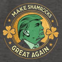 Make St PatrickS Day Great Again Lucky Trump Shamrock Gift Vector Backpack