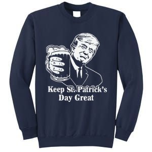 Make St Patricks Day Great Again Funny Trump(1) Sweatshirt