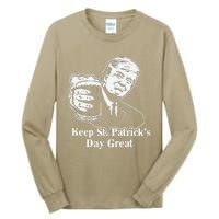 Make St Patricks Day Great Again Funny Trump(1) Tall Long Sleeve T-Shirt