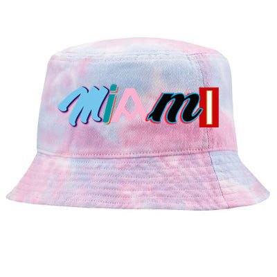 Miami Sports Pride Fan City Tie-Dyed Bucket Hat