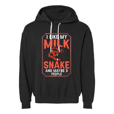 Milk Snake Pet Care Tank Reptile Garment-Dyed Fleece Hoodie