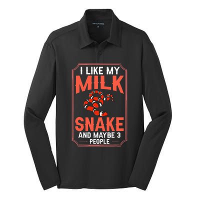 Milk Snake Pet Care Tank Reptile Silk Touch Performance Long Sleeve Polo