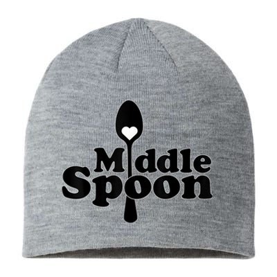 Middle Spoon Polyamory Throuple Relationship Couples Sustainable Beanie