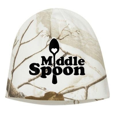 Middle Spoon Polyamory Throuple Relationship Couples Kati - Camo Knit Beanie