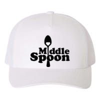 Middle Spoon Polyamory Throuple Relationship Couples Yupoong Adult 5-Panel Trucker Hat