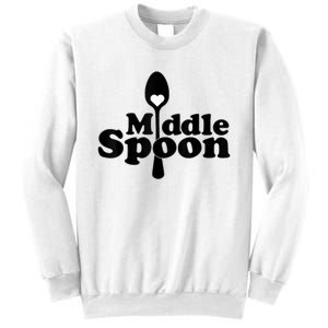 Middle Spoon Polyamory Throuple Relationship Couples Sweatshirt