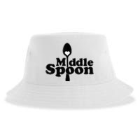 Middle Spoon Polyamory Throuple Relationship Couples Sustainable Bucket Hat