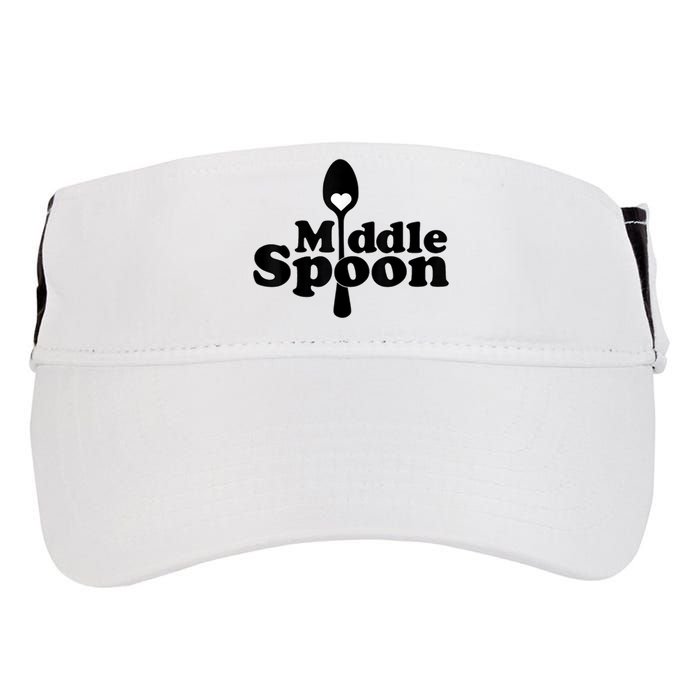 Middle Spoon Polyamory Throuple Relationship Couples Adult Drive Performance Visor