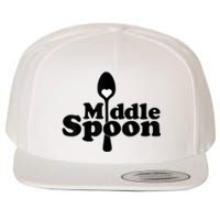 Middle Spoon Polyamory Throuple Relationship Couples Wool Snapback Cap