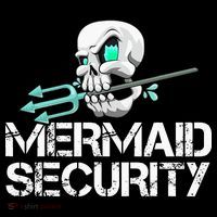 Mermaid Security Pirate Skull Swim Team Swimmer Tall T-Shirt