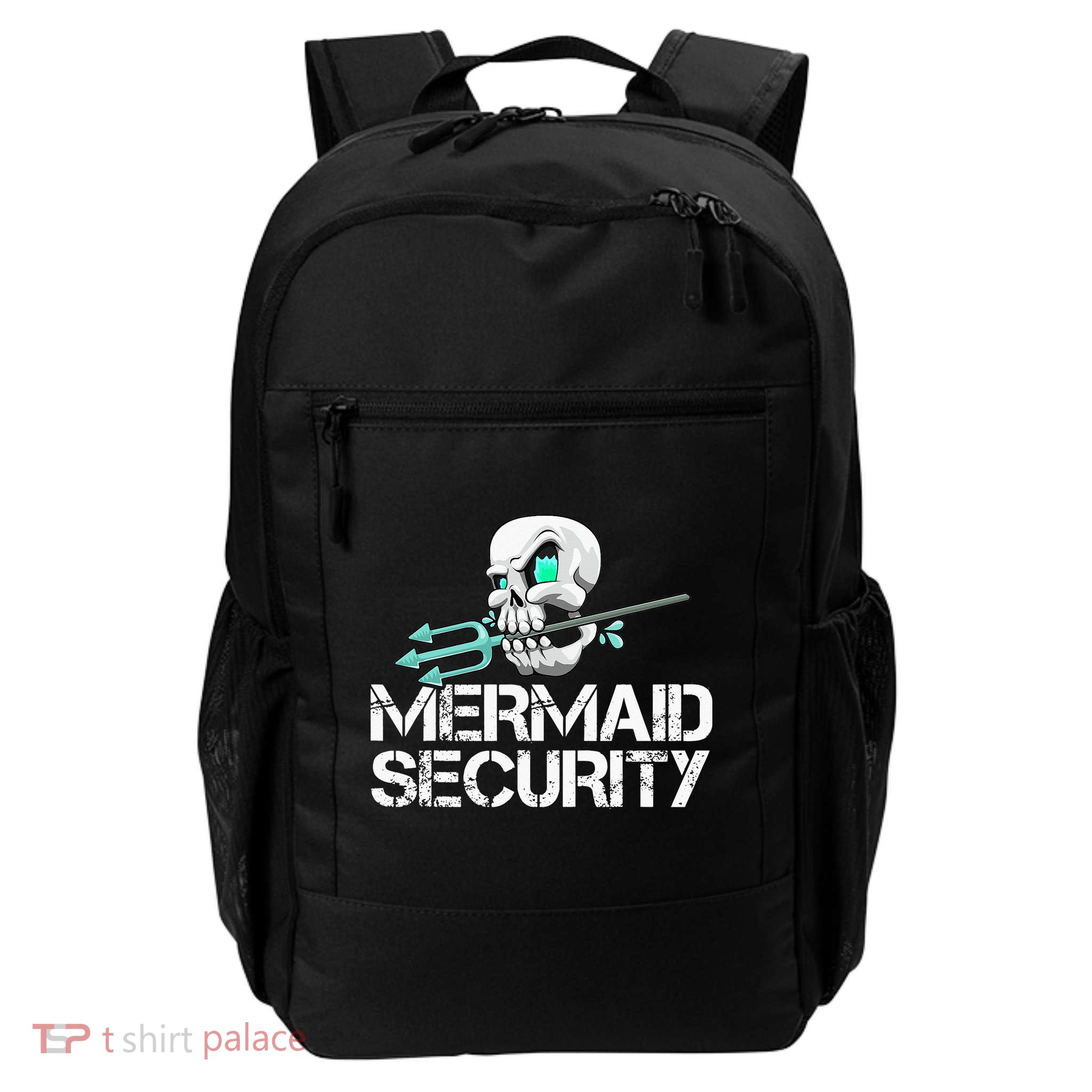 Mermaid Security Pirate Skull Swim Team Swimmer Backpack