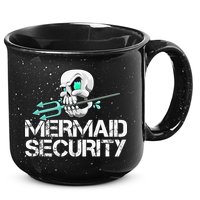 Mermaid Security Pirate Skull Swim Team Swimmer 15oz Campfire Ceramic Mug