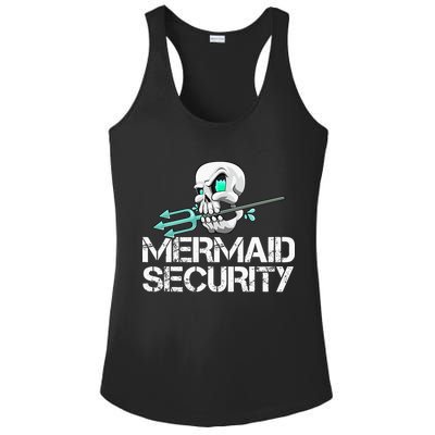 Mermaid Security Pirate Skull Swim Team Swimmer Ladies PosiCharge Competitor Racerback Tank