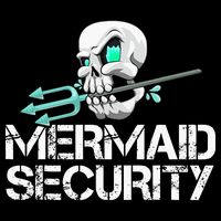 Mermaid Security Pirate Skull Swim Team Swimmer Zip Tote Bag