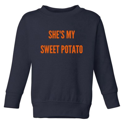 My Sweet Potato I YAM Matching Couple's Toddler Sweatshirt